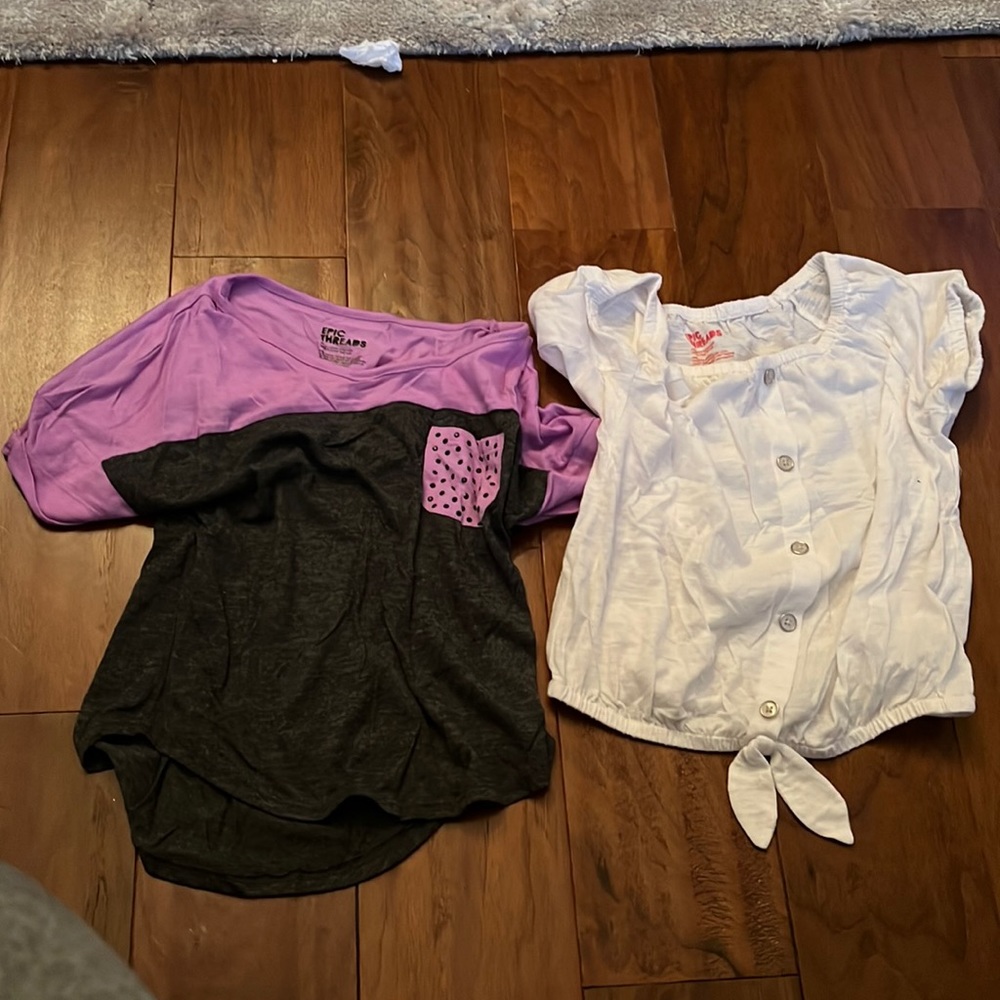 2 Epic Threads girls tops in size S